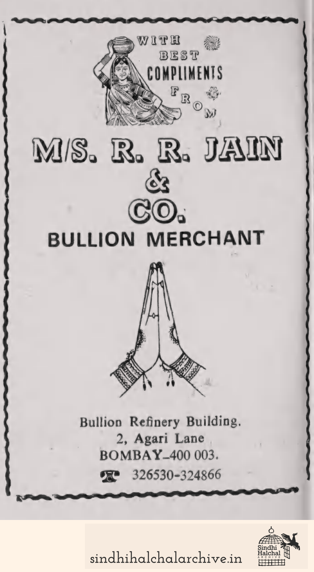 Image of AD M/S. R. R. JAIN & CO.